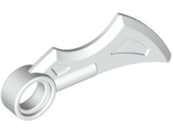 Wing 1 x 4 with Pin Hole, White (98347 / 4656205)