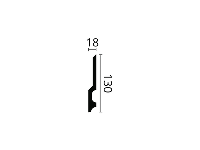Карниз FD22 WALLSTYL® - 18*130*2000мм