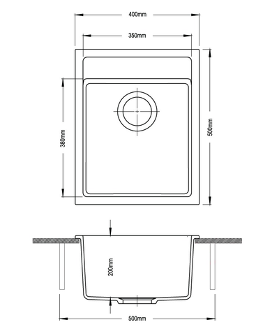 Мойка LONGRAN Ultra ULS400.500