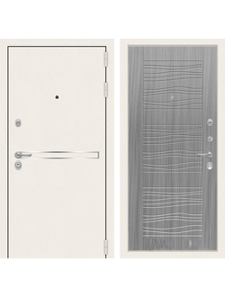 Входная металлическая дверь Лайн Сандал серый