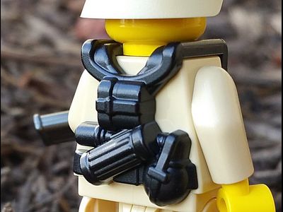 BrickArms German Paratrooper Vest - Black | Жилет немецкого парашютиста (черный)