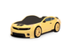 Кровать-машинка объемная (3d) EVO "Camaro" желтый (с подъемным механизмом и бельевыми ящиками)
