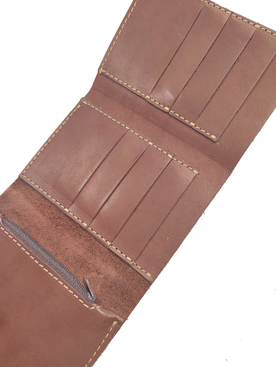 Портмоне тройного сложения с принтом "Корги"