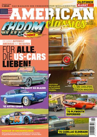 American Classics Magazine Chrom &amp; Flammen Magazine January 2024, Иностранные журналы, Intpressshop