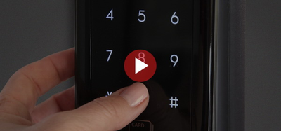 Электронный дверной замок Solity GP-3000BK BLACK с отпечатком пальца