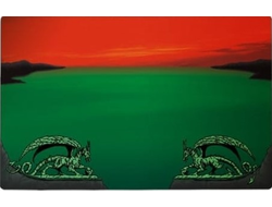 Игровое поле Dragon Shield Green - Red Zone