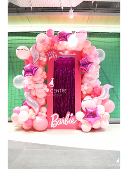 Будка Барби со звездами