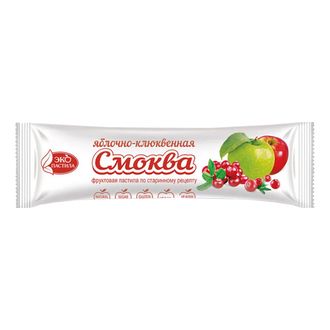 Смоква яблочно-клюквенная, 30г (Эко пастила)