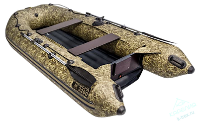 Лодка ПВХ Мастер Лодок Ривьера Компакт 3200НДНД Камуфляж Камыш