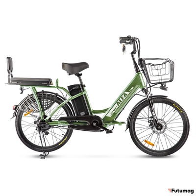 Электровелосипед Gelbert ALFA 2 PRO зеленый