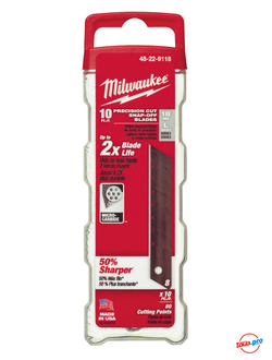 Лезвия сменные сегментированные 18 мм Milwaukee 4932480107