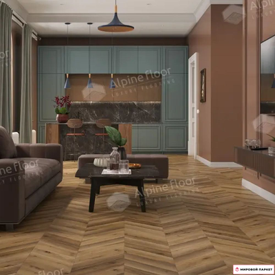 Ламинат Alpine Floor Chevron Art Дуб Килиманджаро LF109-04 в интернет-магазине mirovoy-parquet.ru