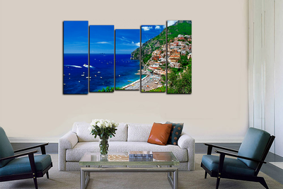 Модульная картина "Райский курорт"