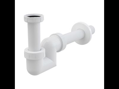 Сифон д/умыв. и биде A45F-DN32, пластик DN32 "ALCAPLAST" выходом на 1.1/4"х32  Выводим из ассортимента! [98398]