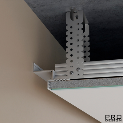 Парящий потолочный профиль Pro Design Gipps 602 Белый