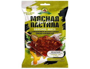 Мясные снеки "Пенные Истории" - Пастила мясная "Чесночная" 45г