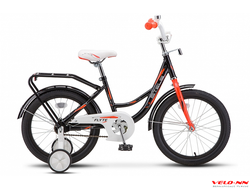 Велосипед Stels Flyte 18" Z011/черный с оранжевым