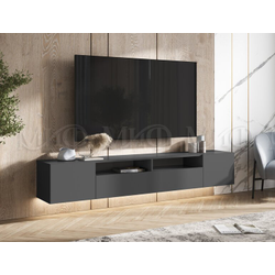 СИТИ подвесная Тумба ТВ (2000х330х346 мм), Графит