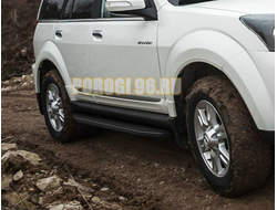 Пороги на Great Wall Hover H5 (2011-…) Black-Premium