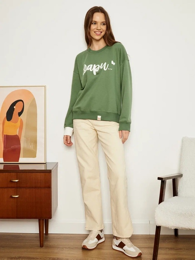 ЖЕНСКИЙ СВИТШОТ ОЛИВА "ДАРИ"