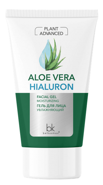 Belkosmex Plant Advanced Aloe Vera Гель для лица Увлажняющий, 125г