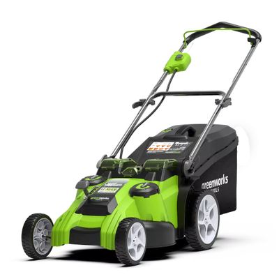 Аккумуляторная газонокосилка Greenworks G40LM49DB TwinForce