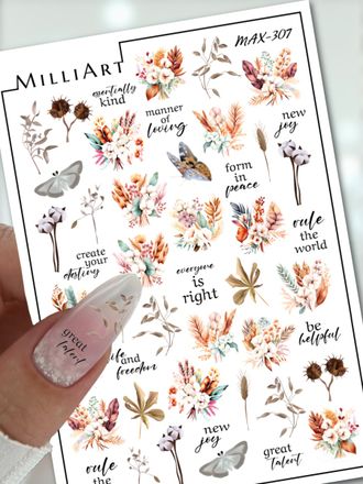 Слайдер-дизайн MilliArt Nails MAX-307