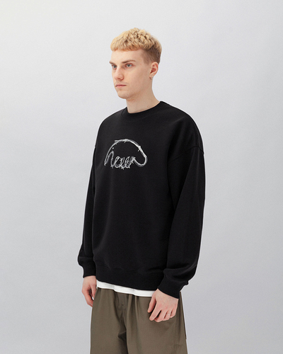 Толстовка Anteater Crewneck Big Logo Черная