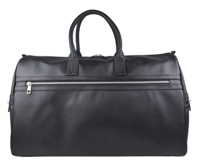 Кожаная дорожная сумка Caspoli Premium black (арт. 
4040-51)