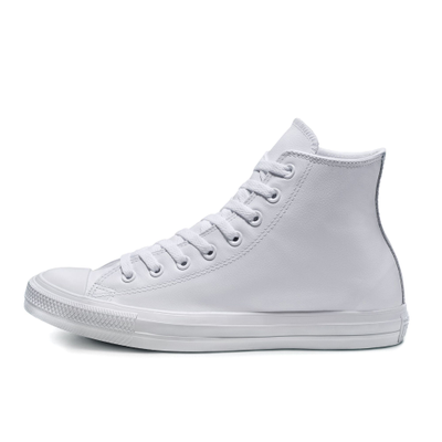 Белые Converse All Star Leather White Monochrome 1T406 заказать на официальном сайте