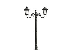 Парковый светильник серии  MUNICH 2 (Big )Опора +2а светильника )