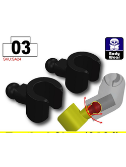 Кисти на шарнирах для фигурки Лего