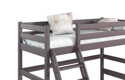 Полувысокая кровать "Соня" с наклонной лестницей Вариант 6