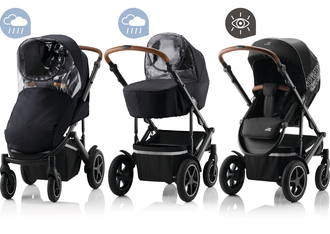 Коляска 3в1 Britax Roemer Smile 5Z LUX Soft Taupe + BS Pro Soft Taupe