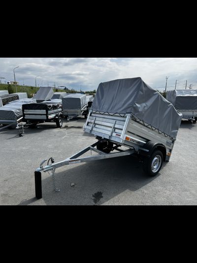 Прицеп «Спутник PRO» (1900x1200x480) увеличенный борт, оцинкованная рама, с силовым подрамником