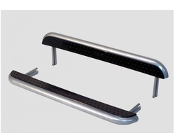 Пороги металлические НИВА трёхдверная "Люкс-3D"