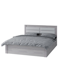 Кровать 1,6 м Монако КР-16 ясень белый (Мебелони)