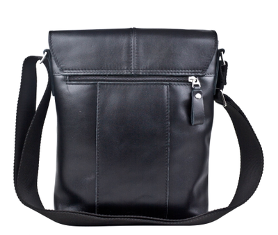 Кожаная мужская сумка Melazzo Premium black (арт. 5073-51)