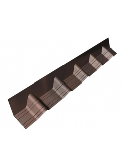 Конек (основание) покрывающий фартук 3D