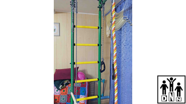 Домашний спортивный комплекс ROMANA пристенный с регулировкой зеленый