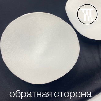 Чашечки круглые с равномерным наполнением, цв. Белый, р-р ХS