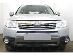 Защита радиатора Subaru Forester  III 2008-2011 black низ PREMIUM