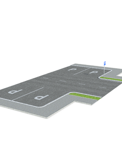 дороги Дорога 2+парковки начало
