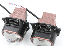 Билед модули Aozoom X7 2025 (прямоугольные) 3.0 дюйма, 2 чипа, 5500K, 12V, 55W/63W крепление 3R (комплект, 2шт)