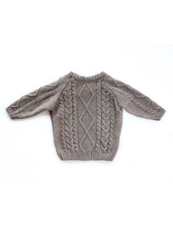 Джемпер "Ромб" светло бежевый