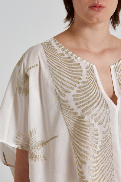 Эффектная легкая летняя блуза