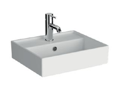 Прямоугольная раковина-чаша VitrA ArchiPlan с отверстием под смеситель, 45 см, цвет белый, 7400B003-0001