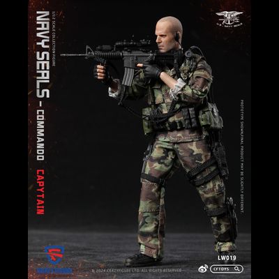 Капитан "морских котиков" США - Коллекционная фигурка 1/12 SCALE SEAL Special Assault Team Captain (LW019) - CRAZY FIGURE