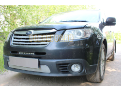Защита радиатора Subaru TRIBECA I рестайлинг 2007-2014 chrome PREMIUM