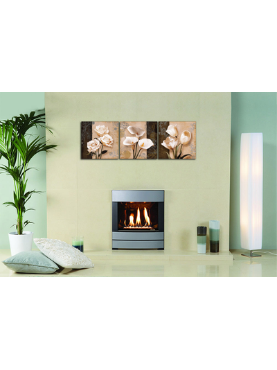 Модульная картина "Цветочное трио"